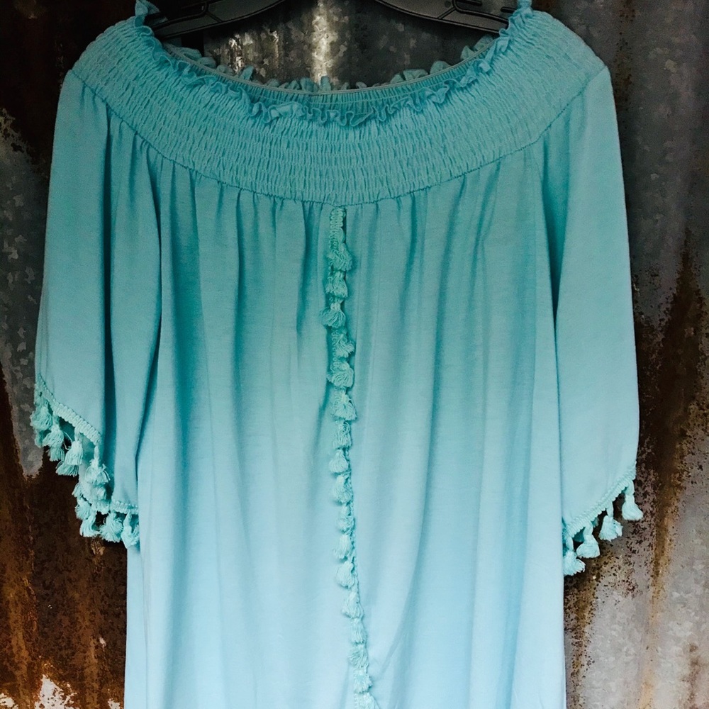 Off Shoulder Top with fringe